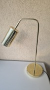 Lampa stołowa metalowa złota 15x45 cm Hübsch