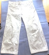 Jak nowe, szerokie przykrótkie spodnie