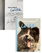 ADAM WAJRAK AUTOGRAF + RYSUNEK Lolek, mądry prezent!