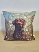 Poszewka, poduszka pies labrador 40x40  urodziny premium prezent 