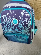 Tornister Topgal niebieski ze światełkiem