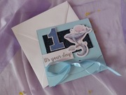 Kartka na roczek dla małego marzyciela, chłopiec /dziewczynka