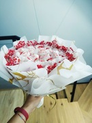 Bukiet słodki Raffaello Dzień Babci Dzień Dziadka walentynki podziękowania 