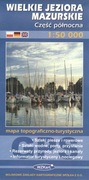Wielkie Jeziora Mazurskie - mapa topograficzno-tur
