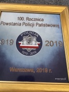 Ryngraf Kafel Policja 100 rocznica powstania Policji 2019