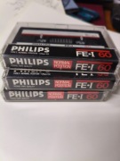 kasety magnetofonowe x3 PHILIPS FE*I 60 FERRO TAPE QUALITY NP używane