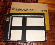METALOWA MASKOWNICA FOTOGRAFICZNA PZO 13x18cm 