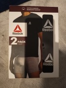 Reebok koszulka sportowa męska  t-shirt 2-pack  czarne L