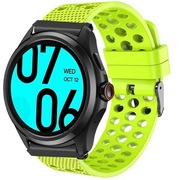 Pasek Blueshaweu do Ticwatch Pro 5, silikonowy, sportowy, 24 mm, zielony