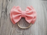 Nowa Opaska kokarda bezuciskowa dla dziewczynki 