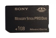 Karta pamięci MEMORY STICK PRO DUO 1 GB Sony Magic Gate czarna