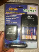 Ładowarka akumulatorów baterii AA samochodowa