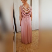 Suknia wieczorowa rozm. 38 brudny róż