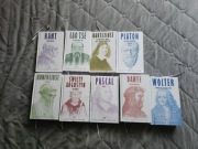 Filozofia , 9 książek , Dante , Wolter , Platon , Kartezjusz itd