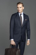GARNITUR RADWIN 315/A GRANATOWY SLIM FIT (2 Gratisy) 