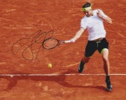 Roland Garros 2025 - autograf Alexander Zverev fotografia 20x25 cm