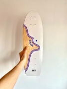 Blat deck deskorolkowy Nervous mniejszy cruiser drewniano-biały