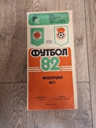 Program 1982 Metalist Charków - Polska Reprezentacja Olimpijska UNIKAT