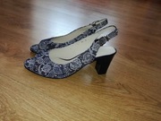 Sandały w kwiatki skóra naturalna r.38 Anis