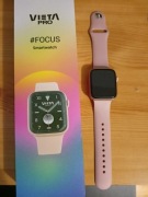 Smartwatch Vieta PRO pudrowy róż, nowy- prezent, Komunia