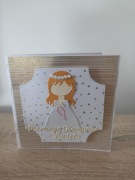 Kartka Pierwsza Komunia Święta ręcznie robiona 