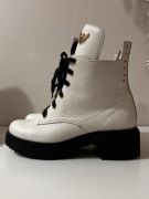 Nina Basco buty wiązane ecru 37