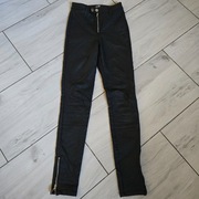 woskowane spodnie skórzane W 27