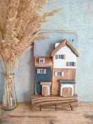 Drewniany wieszak na klucze