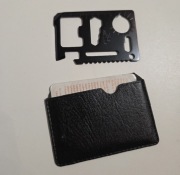 Karta przeżycia przetrwania survival niezbędnik multitool nóż 11w1 etui