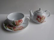 Zestaw do herbaty Affek Design filiżanka talerzyk czajniczek