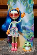 Lalka Enchantimals Tamika Frog z pupilem
