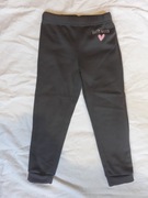 Spodnie szare roz 110 Little Kids