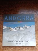 Zestaw monet Andora 2014
