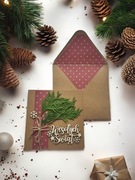 Kartka z pasującą kopertą