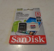 Karta pamięci SanDisk Utra micro SDHC 8GB + adapter