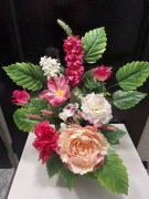 Wazon/ wiązanka/ stroik na cmentarz,  wiosenny obciążony 