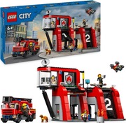 LEGO CITY 60414 Remiza strażacka z wozem strażackim