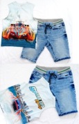 Zestaw MOLO top tshirt chłopięcy + Szorty jeansowe Cropp 158 /  164
