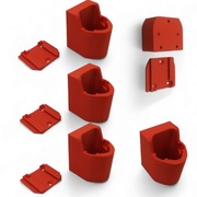 UCHWYT NA AKUMULATOR PARKSIDE 12V 4 SZT + 1 SZT 