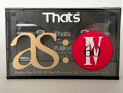 THATS AS IV 60 kaseta magnetofonowa THAT's folia