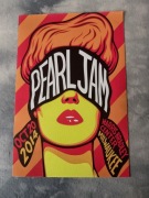 plakat zespołu muzycznego pearl jam