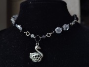 Kròtki naszyjnik choker Black Swan alternative