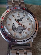 Dokladny zegarek Wostok AMFIBIA AUTOMAT Nurek Komandirskie  ZSRR idzie.   