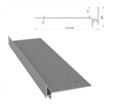 Profil do schodów wentylowanych Renoplast SW SZARY