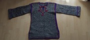 Sweter, wdzianko robione na drutach - rozm. 42 (XL)
