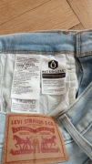 Jasnoniebieskie jeansy Levi Strauss & CO. mile high super skinny W25