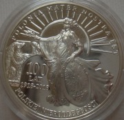 Srebrny medal Polonia + Naczelnik państwa ~1/2 uncji srebra. Czytaj opis.