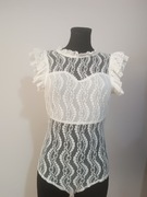Kremowe koronkowe body firmy Only Fashion używane rozmiar 36/S