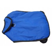 Niebieska luksusowa kamizelka dla małych psów - niebieska