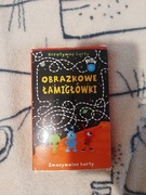 Obrazkowe łamigłówki. Zmywalne karty
